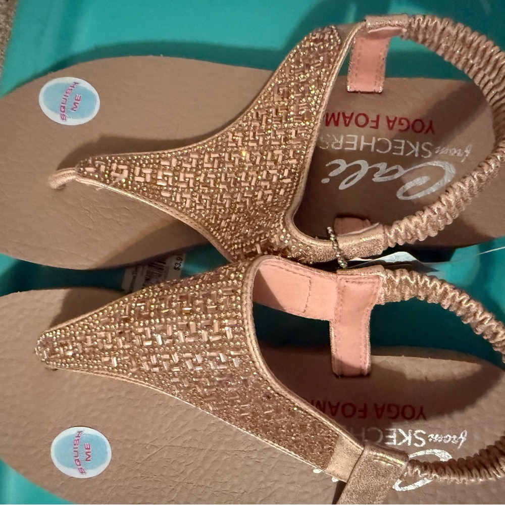 Skechers Women's Rose Gold Sandals